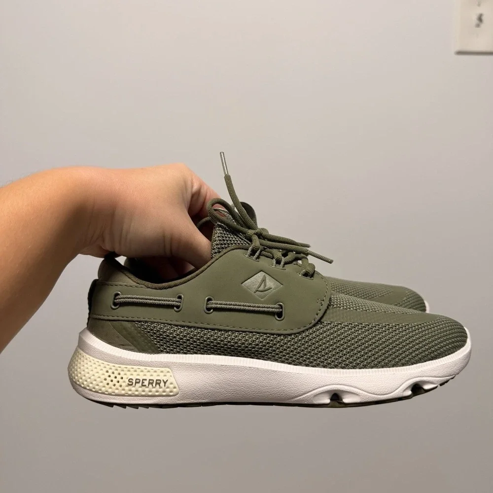 NEW Women's Watersport shoes SPERRY‎ 7 SEAS Size 6.5 Color Green